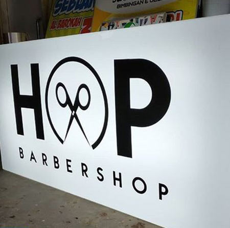 Neon Box Barbershop HOP