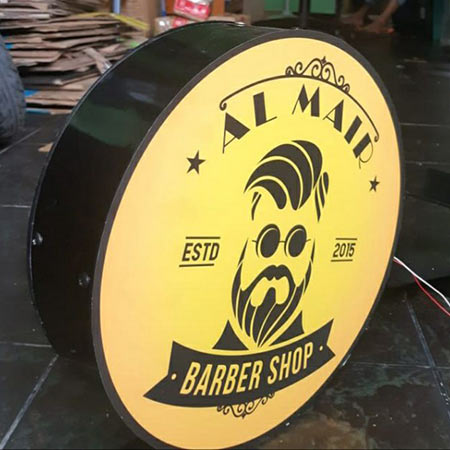 Neon Box Barbershop Al Mair